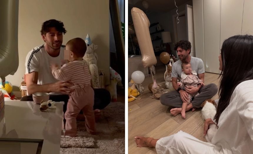 Cecilia Rodriguez e Ignazio Moser festeggiano il primo compleanno della figlia Clarita con una intima e tenera festa a quattro in casa: guarda - Gossip.it