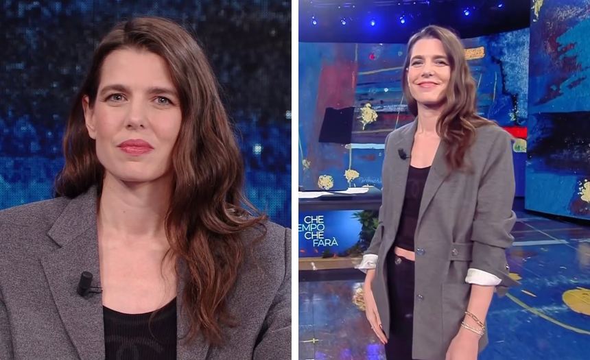 Charlotte Casiraghi bellissima a 40 anni ospite da Fazio: la reale monegasca a “Che Tempo Che Fa” parla in italiano e incanta tutti - Gossip.it